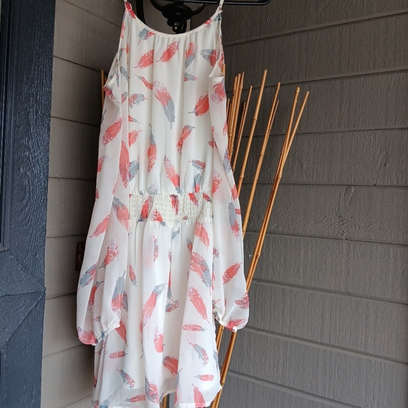 Xhilaration Off the Shoulder Feather Dress Size S - Picture 4 of 4